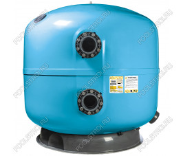 Фильтр AquaViva MS2000 (157 м³/ч, 2000 мм, 5610 кг, 140 мм, 2,5Бар, 1 м, серый) + люк д/выгрузки и смотровое стекло
