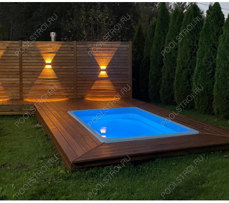 Композитный бассейн Комфорт PREMIUM (3х2х1,5м) Серия GRANIT